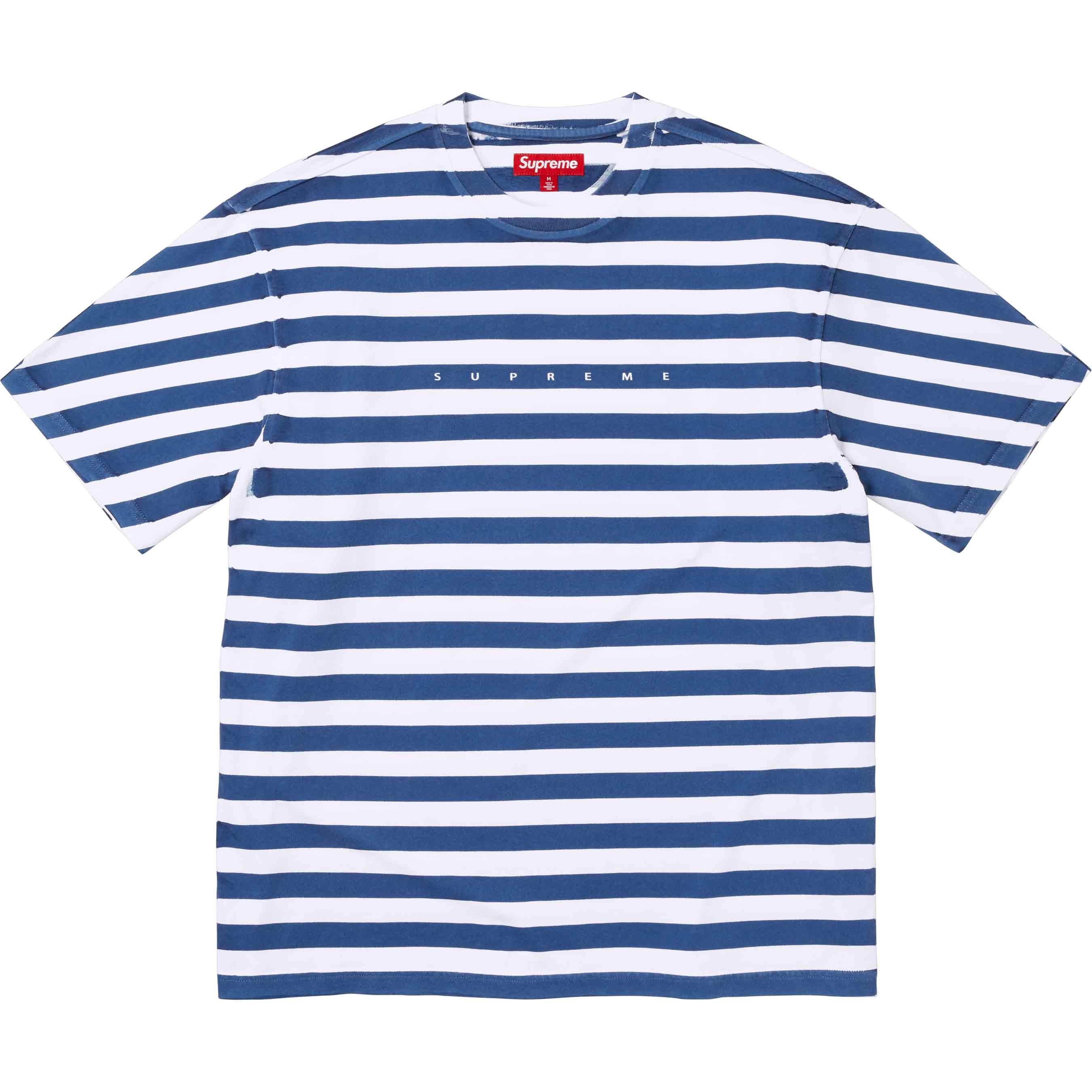 Overprint Stripe S/S Top view 8